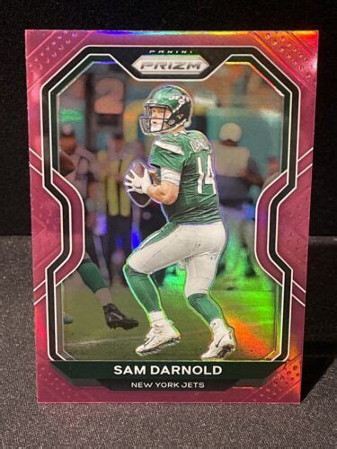 Sam Darnold Panini Prizm Pink Prizm Jets Vikings Ebay