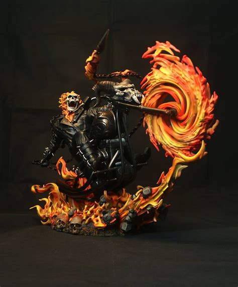 XM STUDIOS GHOST RIDER 1 4 SCALE STATUE Marvel Statues Ghost Rider