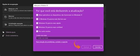 Como Voltar Para O Windows Ap S Instala O Do Windows