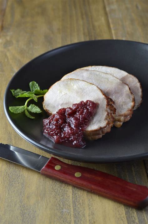 Slow Cooked Turkey Roast with Orange-Cranberry Sauce | Canadian Turkey