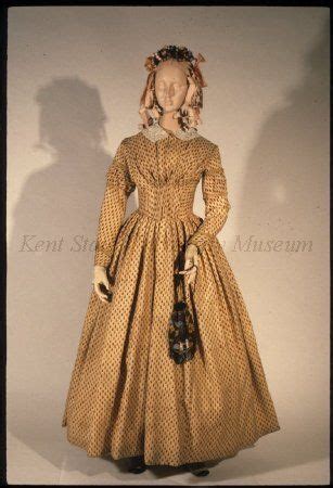 Printed Wool Dress Dated American Kent State University