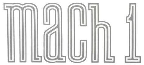 1971 1972 All Makes All Models Parts Fd5666 1971 72 Mustang Mach 1 Deck Lid Decal Argent