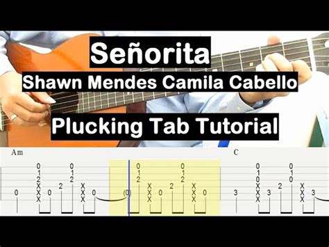 Señorita Guitar Lesson Chords Plucking Tab Tutorial Guitar Lessons for ...