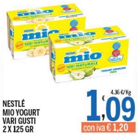 Nestl Mio Yogurt Vari Gusti X Gr Offerta Di Gruppo Pascar