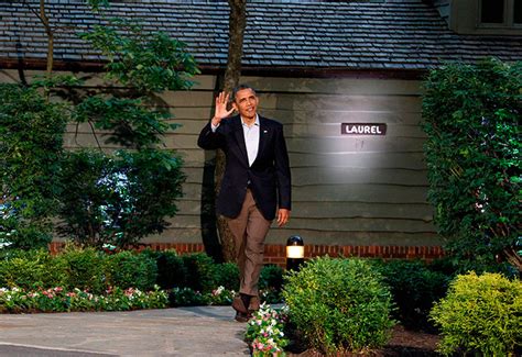 Obamas 38th Camp David Tour History Of A Presidential Playground With