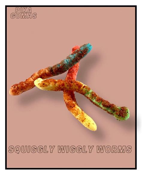 Squiggly Wiggly Worms Etsy