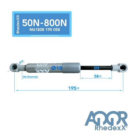 X Gasdruckfeder Ersatz Lift O Mat N Mm Kaufland De