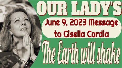 Our Lady S Message To Gisella Cardia For June Youtube