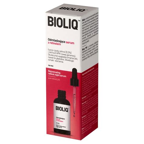 Bioliq Pro odmładzające serum z retinolem na noc 20 ml opinie