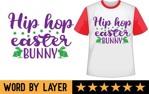 Hip Hop Easter Bunny Svg T Shirt Design 20915756 Vector Art At Vecteezy