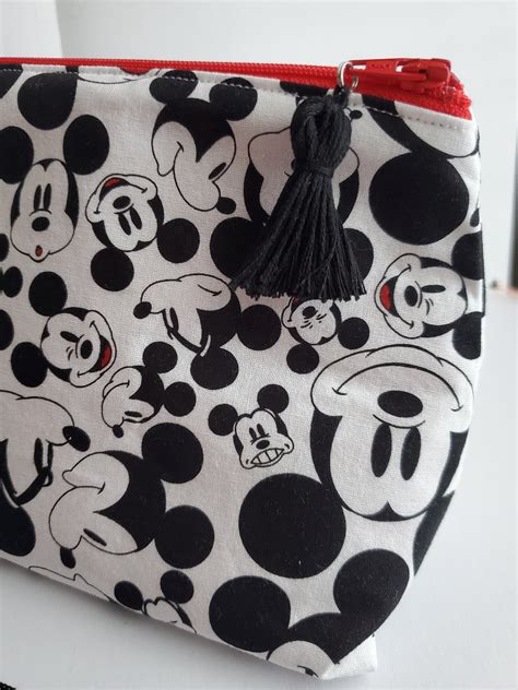 Mickey Mouse/minnie Mouse cosmetic Bag travel Bag | Etsy