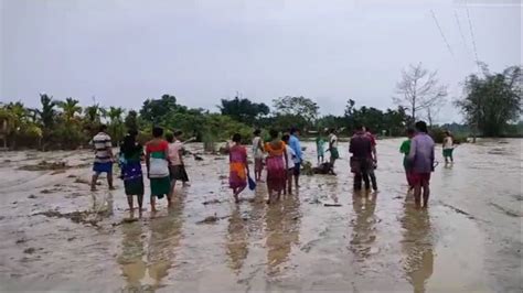 Assam Flood Situation Worsens 340 Lakh Affected In 22 Districts