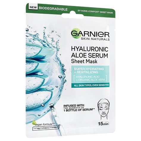 Garnier Skin Naturals Hyaluronic Aloe Serum Tissue Mask Maseczki Do