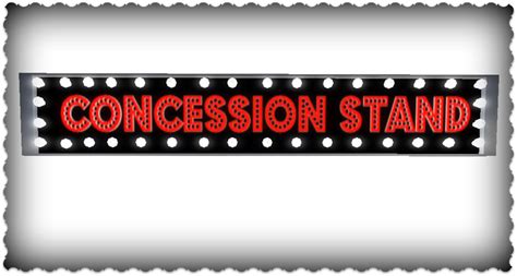 Second Life Marketplace - Concession Stand Sign