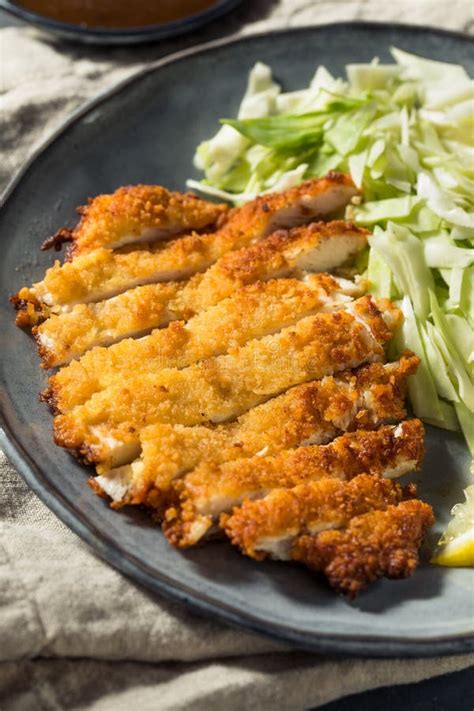 Homemade Japanese Chicken Katsu Stock Image Image Of Cooking Japan