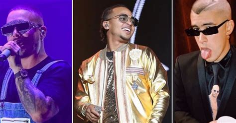 J Balvin Ozuna Y Bad Bunny Entre Los Artistas Más Escuchados En