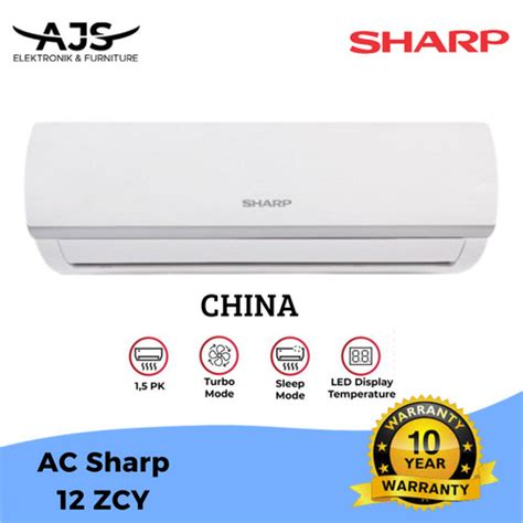 Jual AC SHARP 1 5PK AH A 12 ZCY 1 5 PK AHA 12ZCY UNIT ONLY