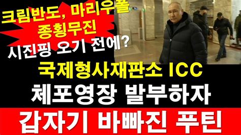 국제형사재판소 Icc 체포 영장 발부하자 갑자기 바빠진 푸틴 크림반도 마리우폴 종횡무진 시진핑 오기 전에 Rnb