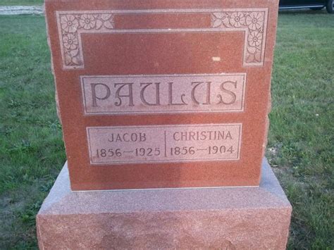 Christina Tina Hoelz Paulus Memorial Find A Grave