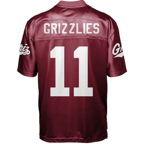 Montana Grizzlies 11 Fan Football Jersey Maroon