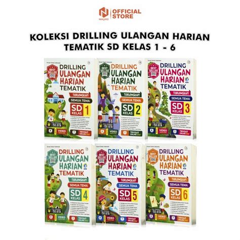 Jual Buku Drilling Ulangan Harian Tematik Terlengkap Semua Tema SD