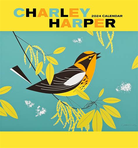 Charley Harper 2024 Mini Wall Calendar Amazon Br