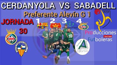 Cerdanyola Vs Sabadell Alev N Preferente Youtube