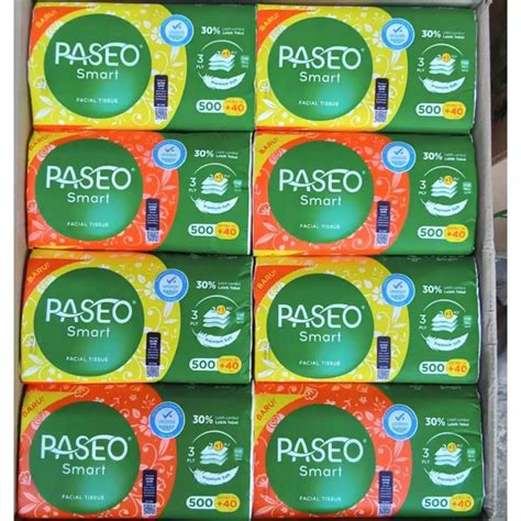 Jual Tissue Paseo Smart Facial Tissue Sheets Paket Pack Tissu