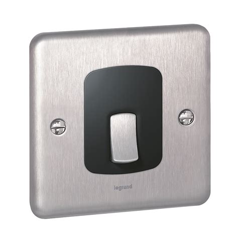 Synergy Authentic Double Pole Control Switch A Brushed Stainless