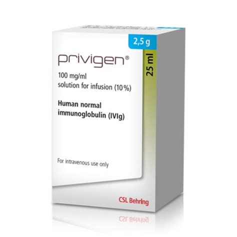 Privigen® Human Normal Immunoglobulin Ivig Avin Darou