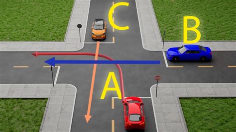 Which CAR Should PASS The Intersection FIRST USA Road Rules YouTube