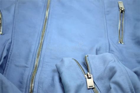 Open Zipper on a Jacket Pocket and Sleeves. Stock Image - Image of clothes, macro: 150975125