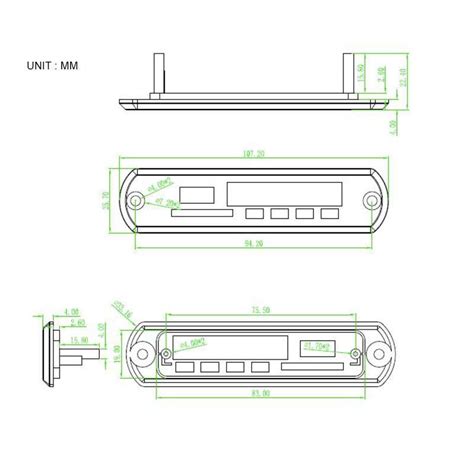 Bluetooth Mp Decoding Board With Inbuilt Sd Card Slot Usb Fm Aux