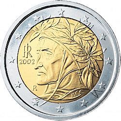 2 Euro From Year 2002 Italy Euros The Coin Database