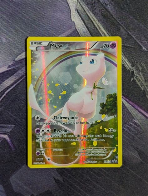 Mew Full Art Xy Promo Pok Mon Pokemon Tcg Pokemon Cards Binder