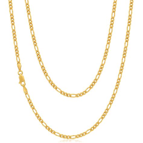 9ct Yellow Gold Alluring Figaro Chain Shiels Jewellers