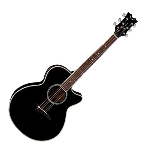 Dean Performer Electric Acoustic Guitar Classic Black At