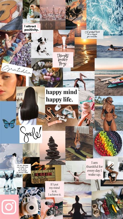 Vision Board Creative Vision Boards Vision Board Collage Vision Board Wallpaper