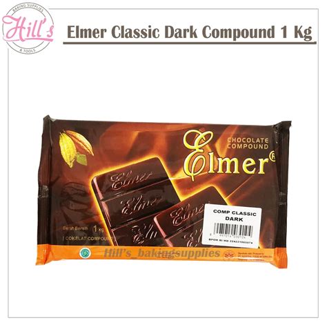 Jual ELMER CLASSIC DARK CHOCOLATE COMPOUND 1 KG COKLAT MASAK COKLAT