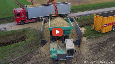 Mais Hakselen Door Loonbedrijf Gebr Dekker Uit Lekkerkerk Met Een