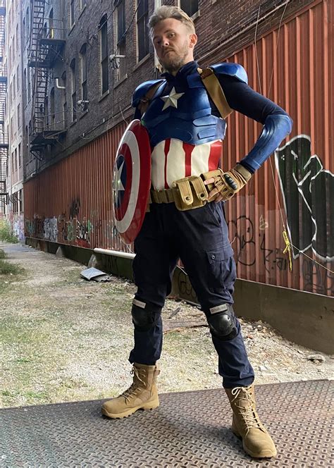 My Home-made Captain America Costume! R/Marvel, 59% OFF