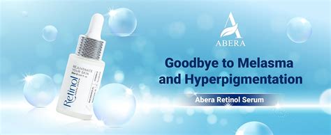 Abera Retinol Serum For Face Melasma Treatment Dark Spot