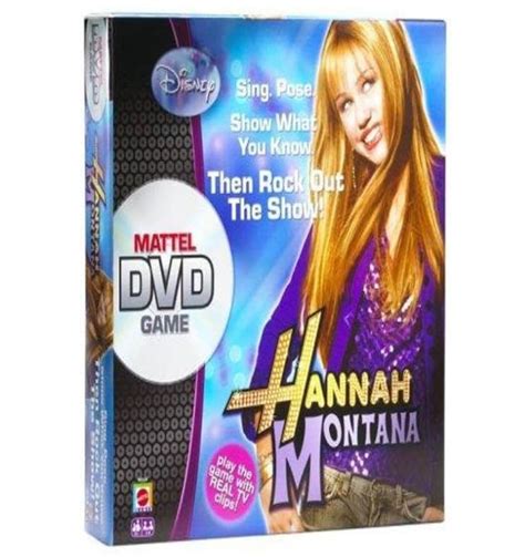 Disney Mattel Hannah Montana Dvd Game