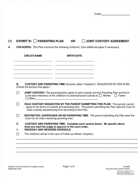 Affidavit Of Agreement Sample Fresh Divorce Settlement Template With Divorce Financial