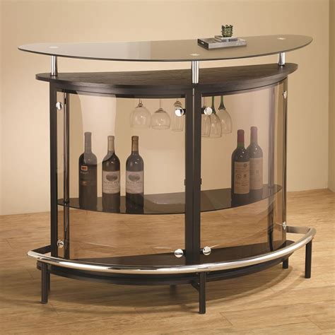 Modern Corner Bar Unit In White Or Black Decorium Furnitures