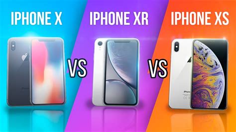 Iphone X Vs Iphone Xr Vs Iphone Xs 🔥 Comparison Youtube