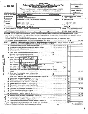 Fillable Online Short Form Return Of Organization Exempt From Income