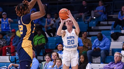 Video Lexi Donarski Shoots Unc Womens Basketball Past Uncg