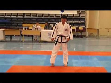 12 1 й Дан Ге Бек Туль Ge Baek Tul Pattern Taekwon Do ITF DPRK