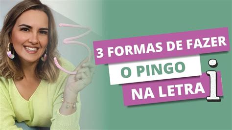 Como Fazer O Pingo Na Letra I Em TRICOTIN YouTube